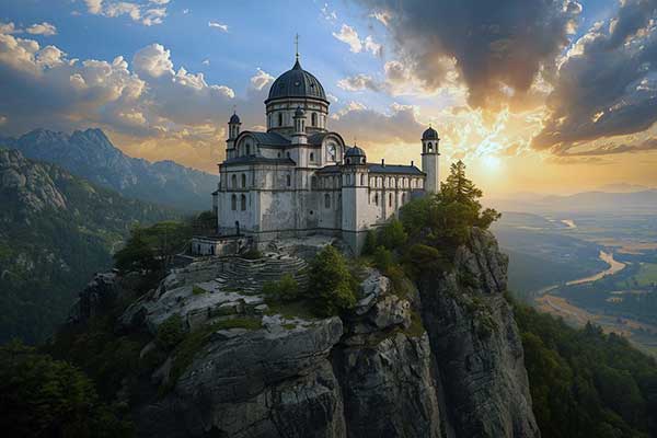 The monastery of the clairvoyant Father Velimir